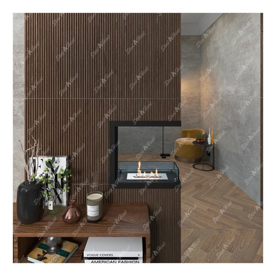 Биокамин торцевой SteelHeat Leader 500 (Стандарт)