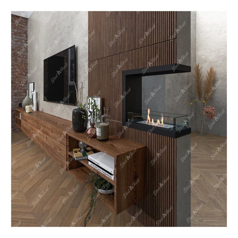 Биокамин торцевой SteelHeat Leader 500 (Стандарт)