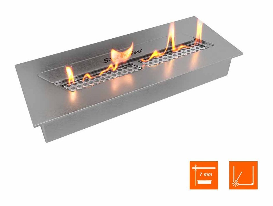 Биокамин напольный SteelHeat WOOD 600 красный