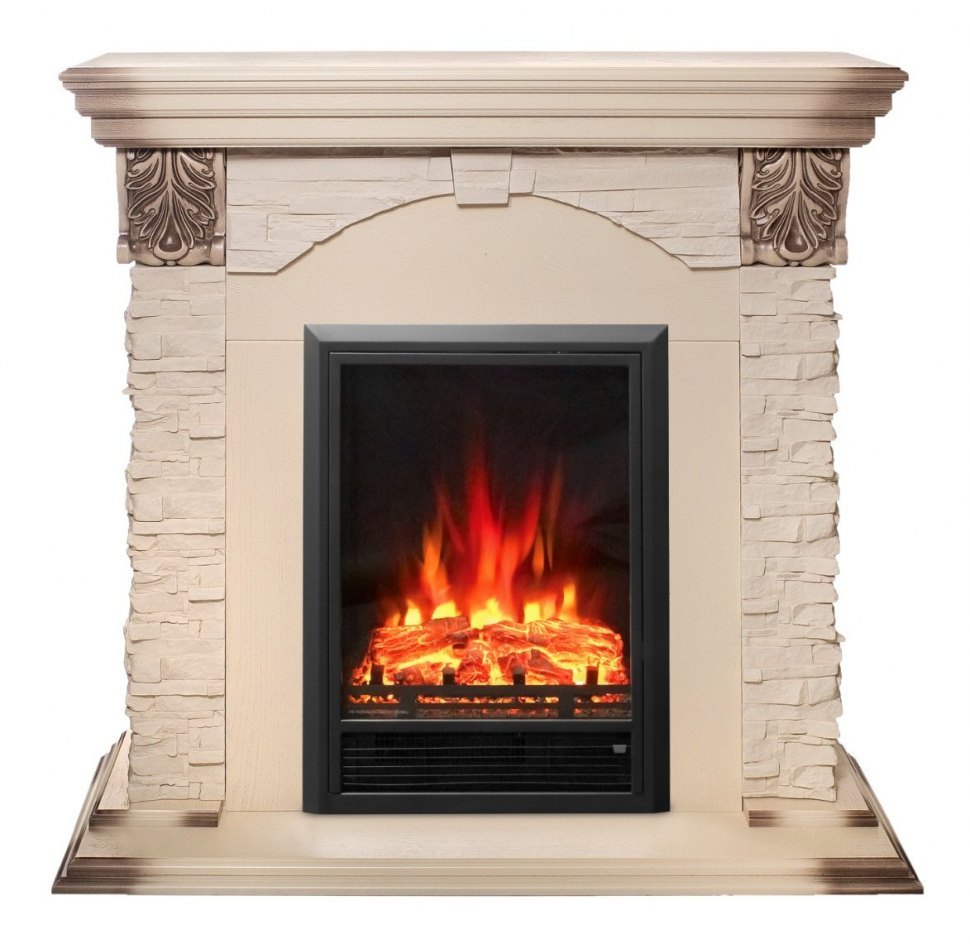 Электрокамин RealFlame Dublin Lux WT с Eugene