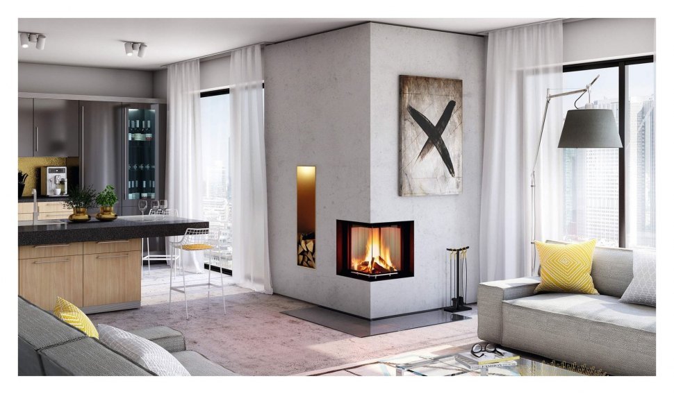 Каминная топка Spartherm Mini 2LRh (57) 4S