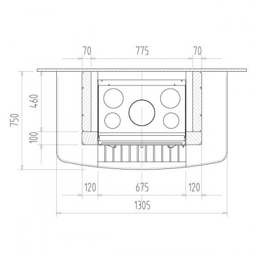 Каминная облицовка Supra Talence