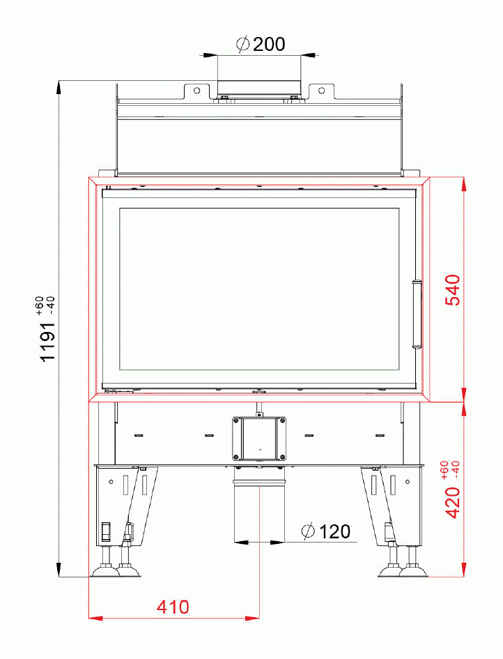 Каминная топка BeF Therm 8