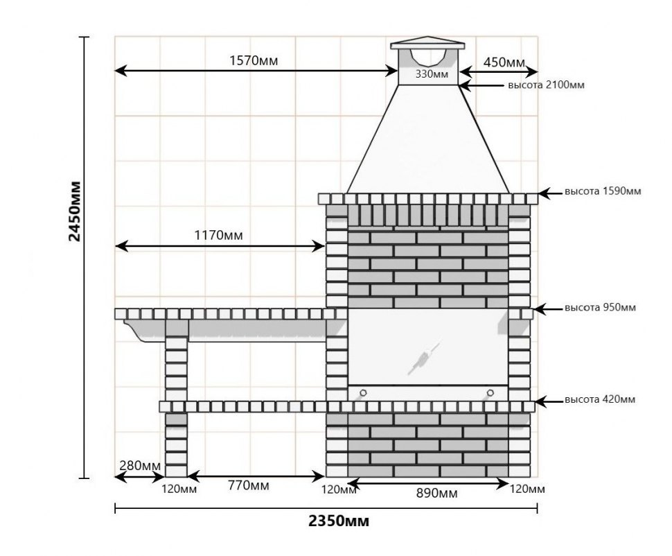Барбекю-гриль АристократЪ 704 М