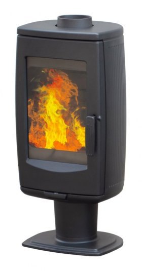 Печь ARIA, черная (Plamen)