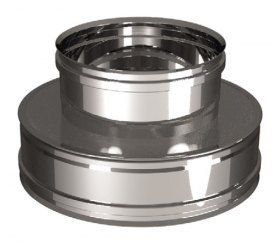 Переходник термо-моно с D104/300 на D104, изоляция 100 мм, AISI 321/304 (Вулкан)