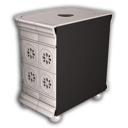 Каминная облицовка КимрПечь Сконе пристенная мини Белый