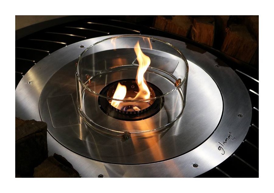 Автоматический биокамин GlammFire EvoPlus Fire Round / Эво Плюс Файер Ронд, с пультом ДУ