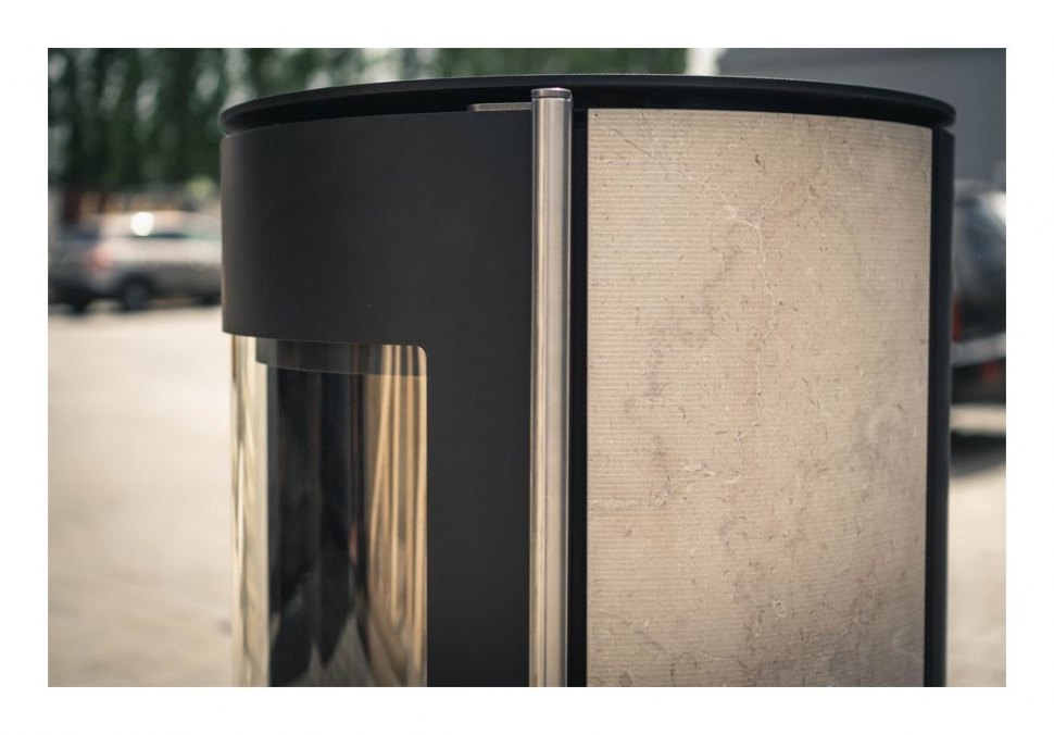 Печь-камин Астов R1 в камне