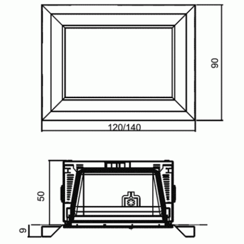 Каминная облицовка EdilKamin Grey 80