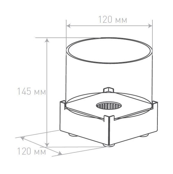 Биокамин Silver Smith Nano 1 Black Edition