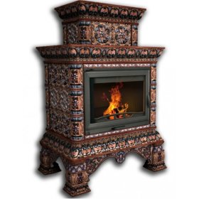 Каминная облицовка КимрПечь Кострома центральная двухъярусная Декабрь