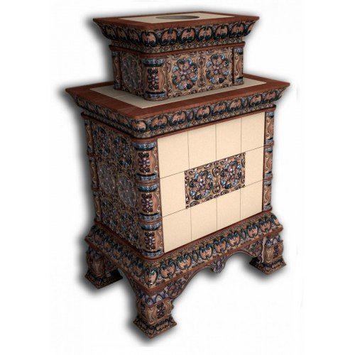 Каминная облицовка КимрПечь Кострома центральная двухъярусная Декабрь