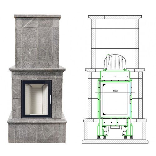 Камин Теплый камень FS AF