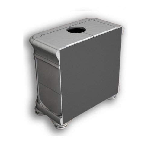 Каминная облицовка КимрПечь Модерн пристенная Белый