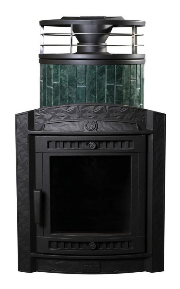 Банная печь Атмосфера L Верде Гватемала ламель + сетка с Тоннелем