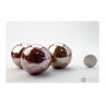 Декоративные керамические камни-шары красное золото 14 шт (ZeFire)