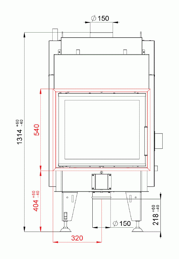 Каминная топка BeF Aqualite 7