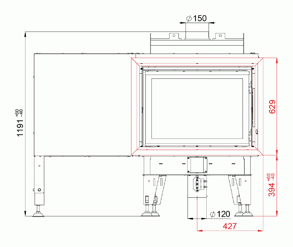 Каминная топка BeF Therm B 7