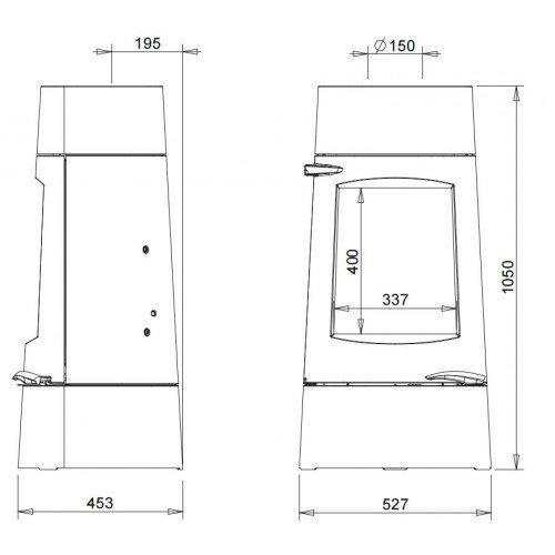 Печь-камин Invicta Aratos