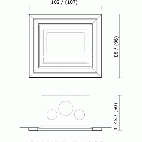 Каминная облицовка EdilKamin Hollywood
