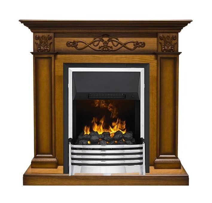 Каминокомплект Verona - Дуб антик с очагом Flagstaff