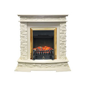 Портал Luzern сланец белый под классические очаги