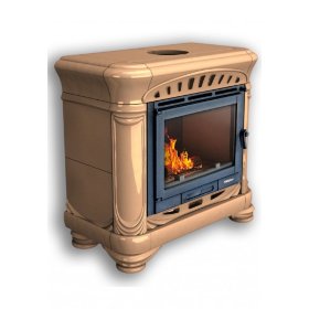 Каминная облицовка КимрПечь Модерн пристенная Карамель