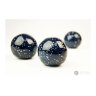 Декоративные керамические камни-шары космос синие 14 шт (ZeFire)