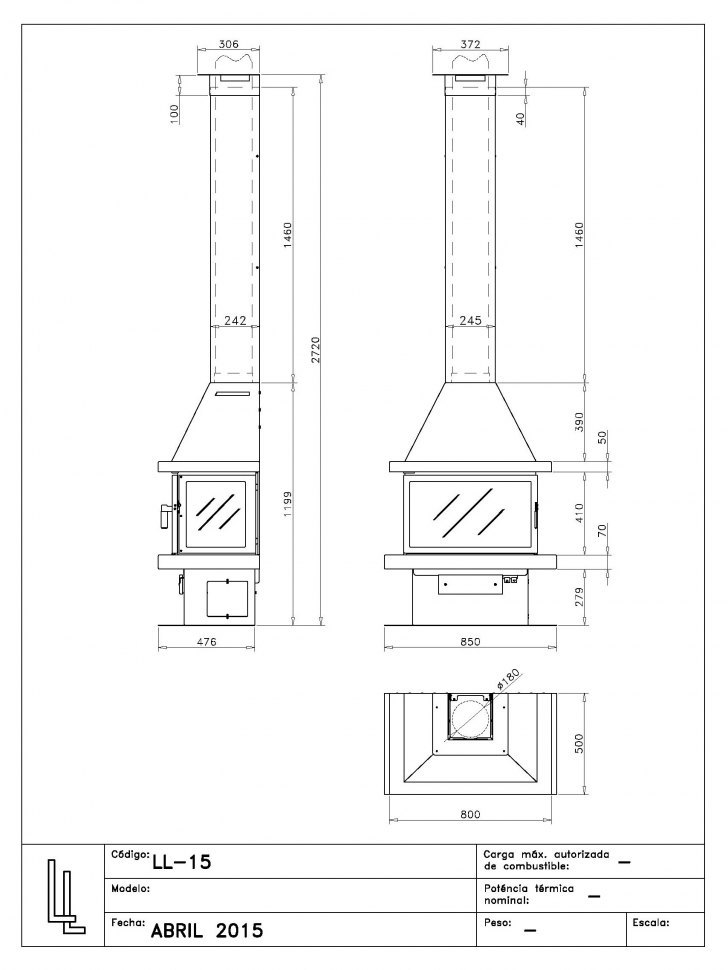 Камин LL Calor LL-15B