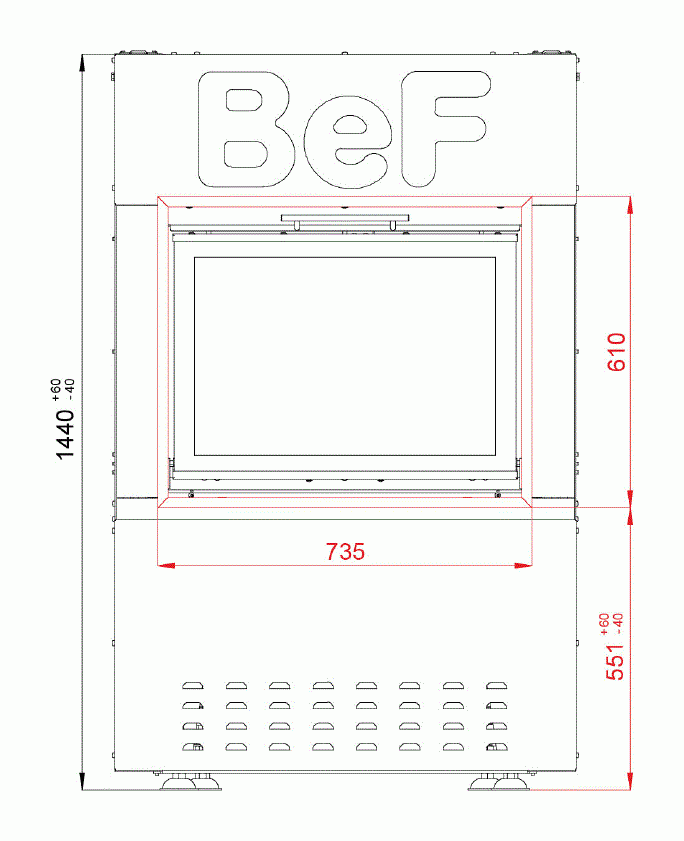 Каминная топка BeF Therm S 7