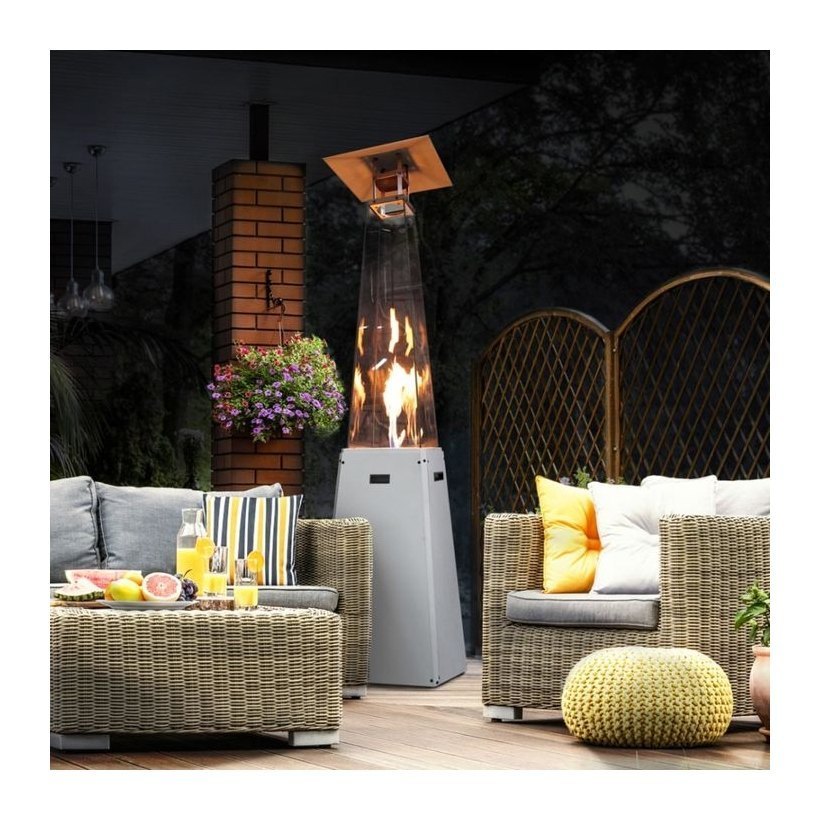 Газовый нагреватель Kratki UMBRELLA BS B/S без стоек (белый)