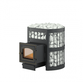 Чугунная печь для бани Везувий Легенда Стандарт 12 (ДТ-3С)