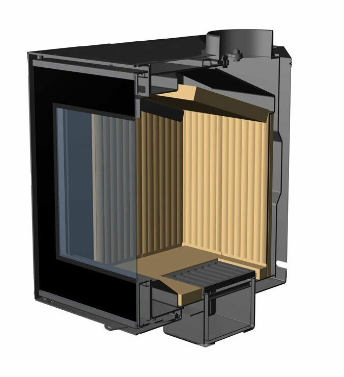Изразцовая печь-камин Hein Baracca 1N керамика