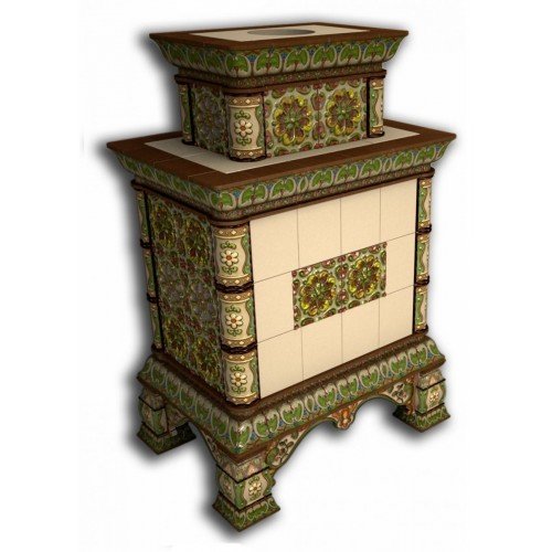 Каминная облицовка КимрПечь Кострома центральная двухъярусная Июнь