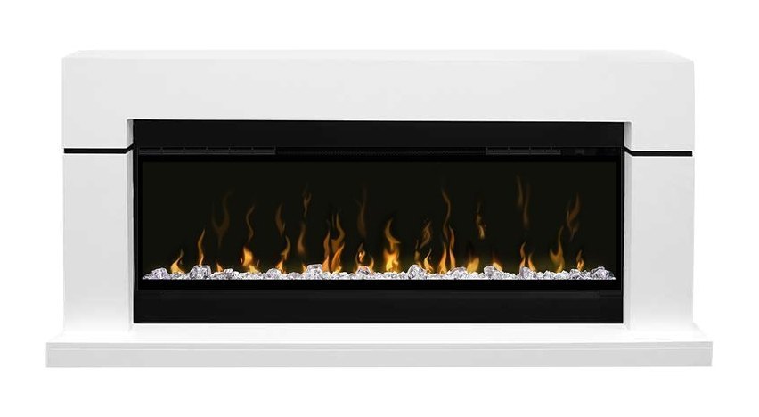 Каминокомплект Lindos (линейный) с очагом Ignite XLF50