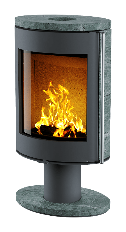 Печь-камин Астов OVAL Талькомагнезит