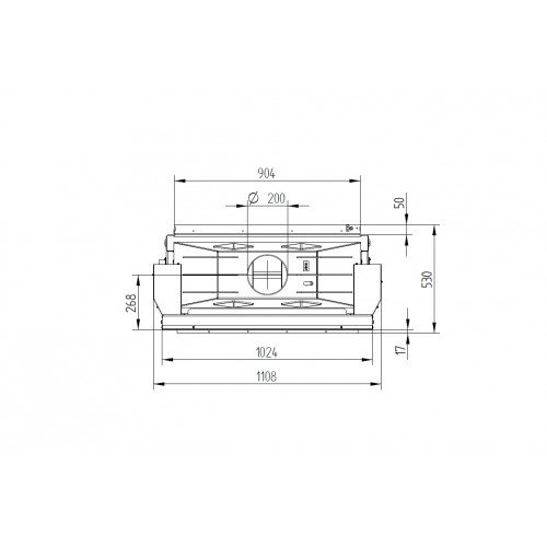 Каминная топка Hoxter Haka 89/45Th (Боковое открывание/вверх)