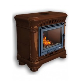 Каминная облицовка КимрПечь Модерн пристенная Шоколад