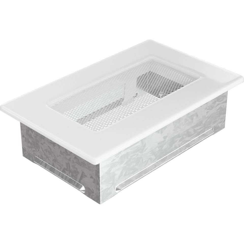 Решетка вентиляционная белая 11х17