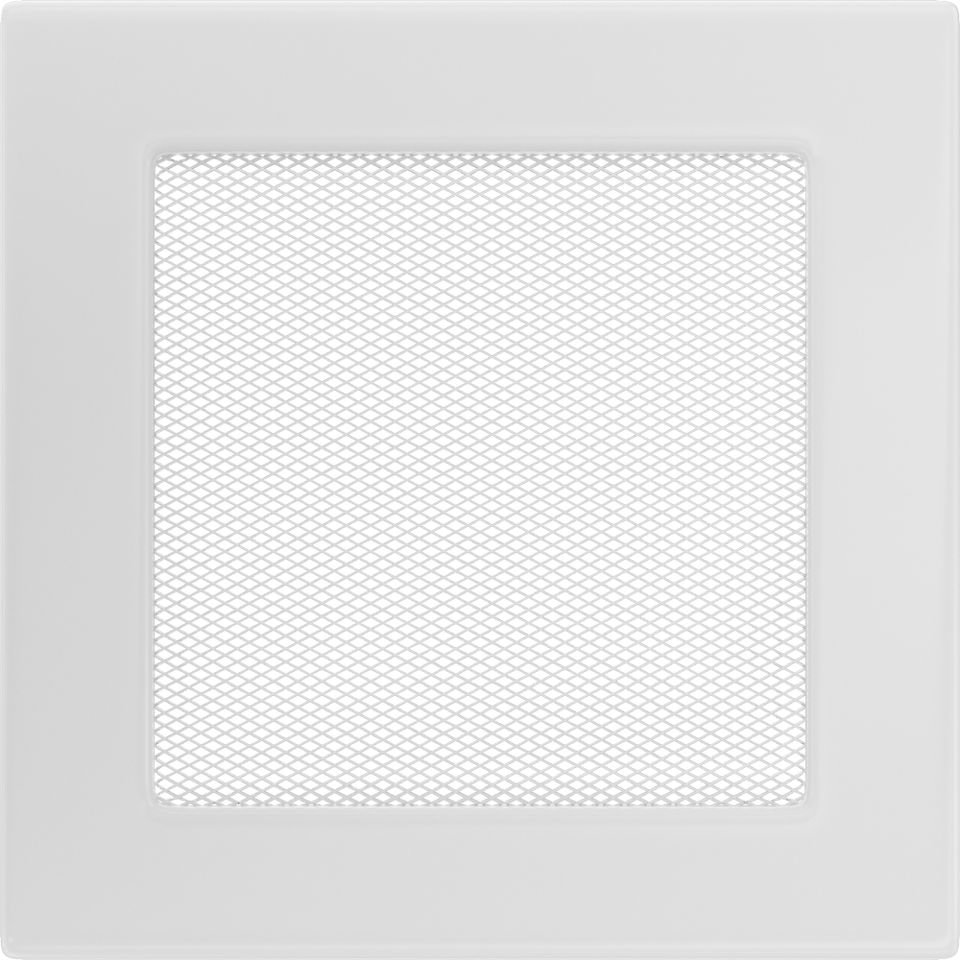 Решетка вентиляционная белая 17х17