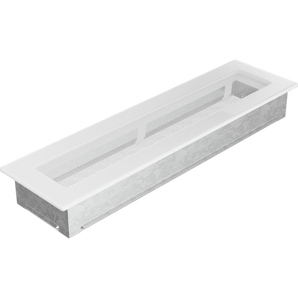 Решетка вентиляционная белая 11х42