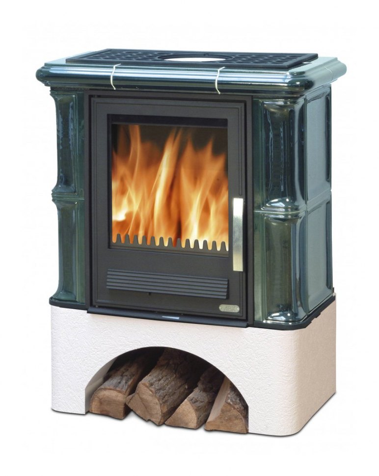 Кафельная печь-камин ABX Bavaria K (прямой цоколь)