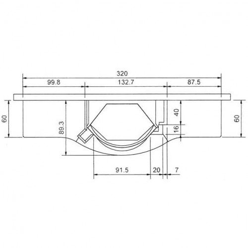 Каминная облицовка Fugar Blume c 2-мя банк. (Блум)