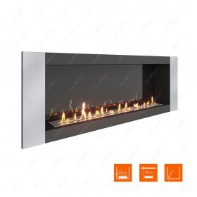 Биокамин в нишу SteelHeat LONG-V 1500 XL (Стемалит)