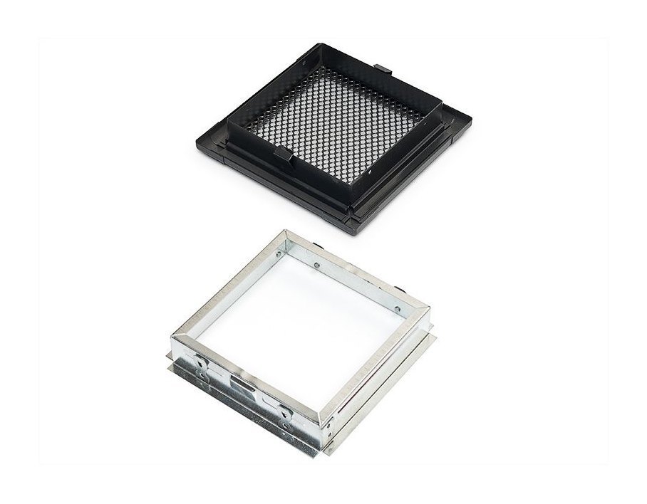 Решетка вентиляционная Deco золотая патина с жалюзи