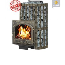 Чугунная печь для бани Везувий Ураган Ковка 16 (205)