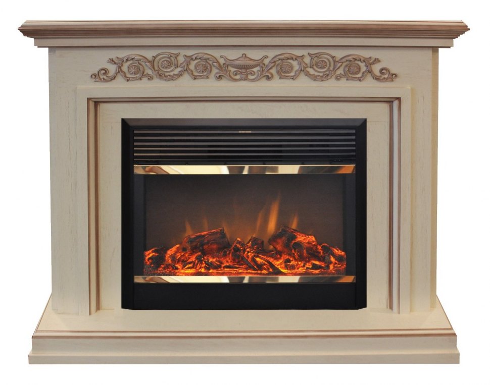 Электрокамин RealFlame Leticia 26 WT  с MoonBlaze Lux BL S