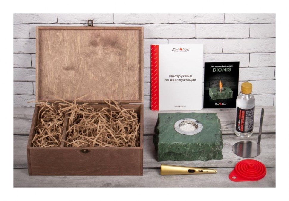 Подарочный набор SteelHeat PREMIUM BOX DIONIS + деревянная коробка + стартовый комплект