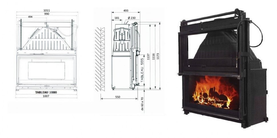 Каминная топка Godin 101 PR